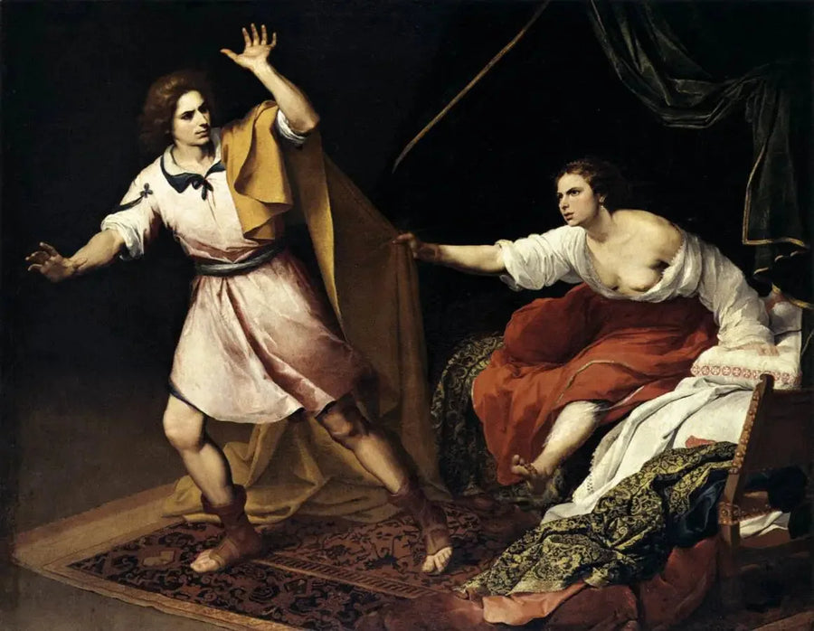 Josef och Potifars hustru - Bartolomé Esteban Murillo