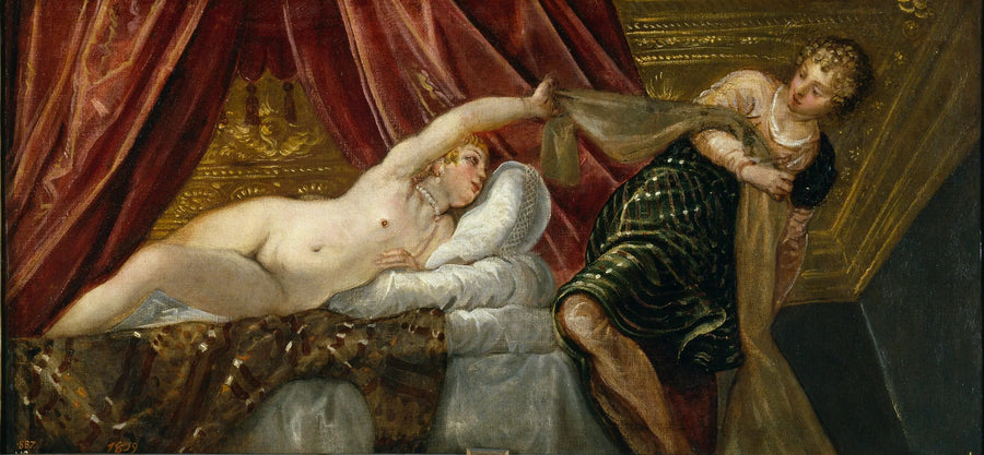 Joseph och Putifars hustru - Jacopo Tintoretto