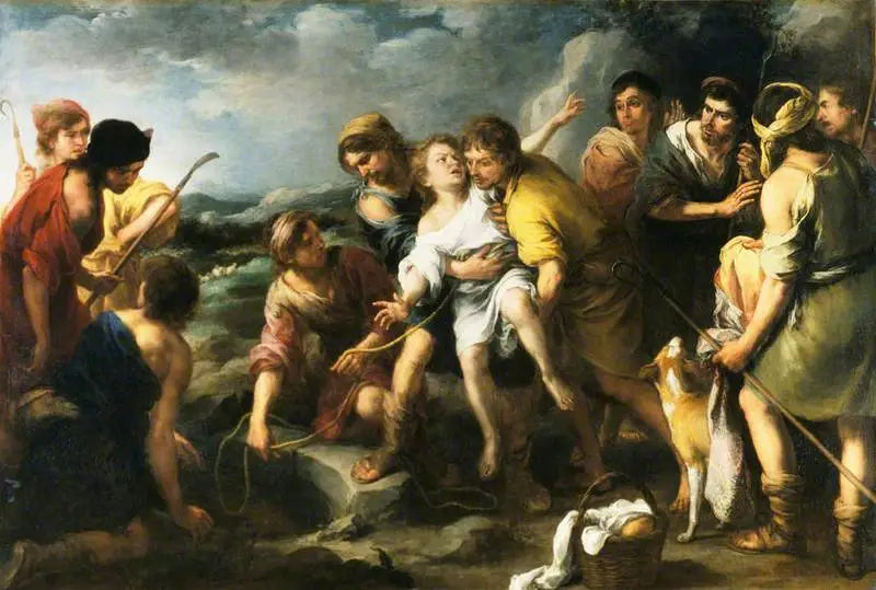 Joseph och hans bröder - Bartolomé Esteban Murillo