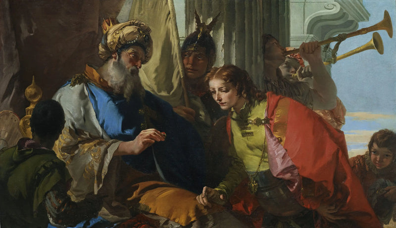 Joseph tar emot faraonsringen - Giovanni Battista Tiepolo