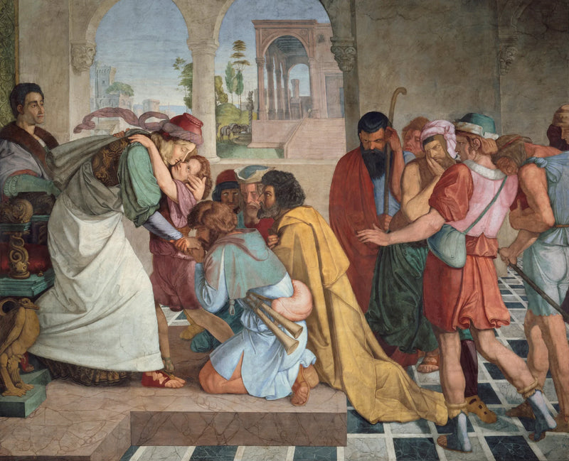 Joseph erkänd av sina bröder - Peter von Cornelius