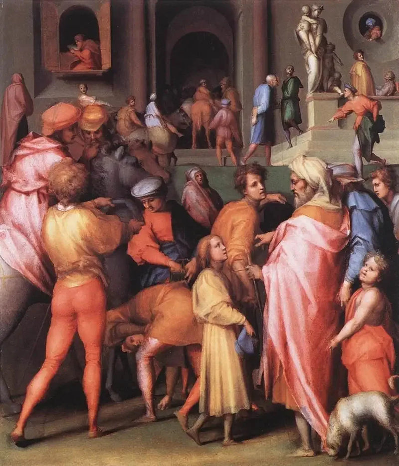Joseph såld till Potifar - Pontormo
