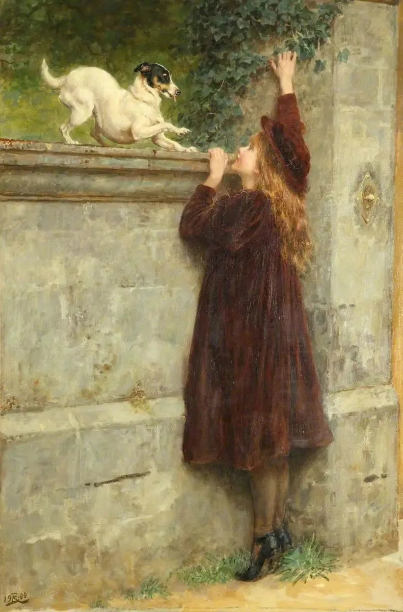 Lek med kamrater - Briton Rivière