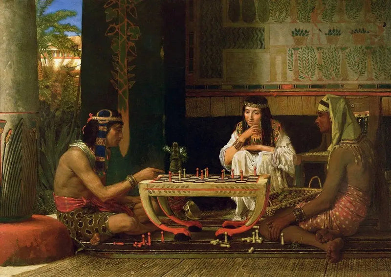 schackspelare - Lawrence Alma-Tadema