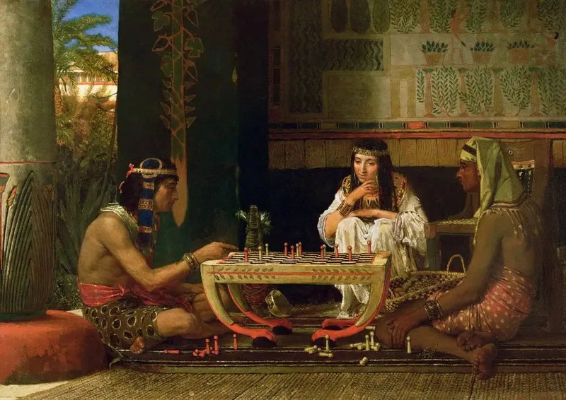 schackspelare - Lawrence Alma-Tadema