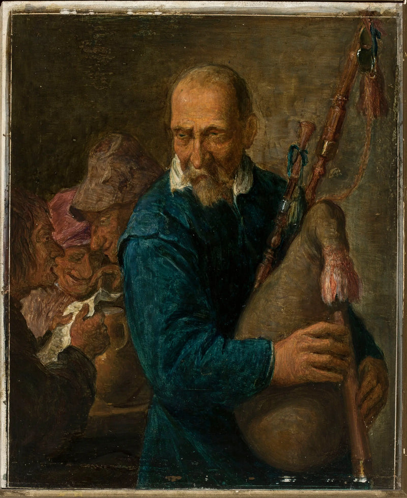 Säckpipa spelare - David Teniers den yngre