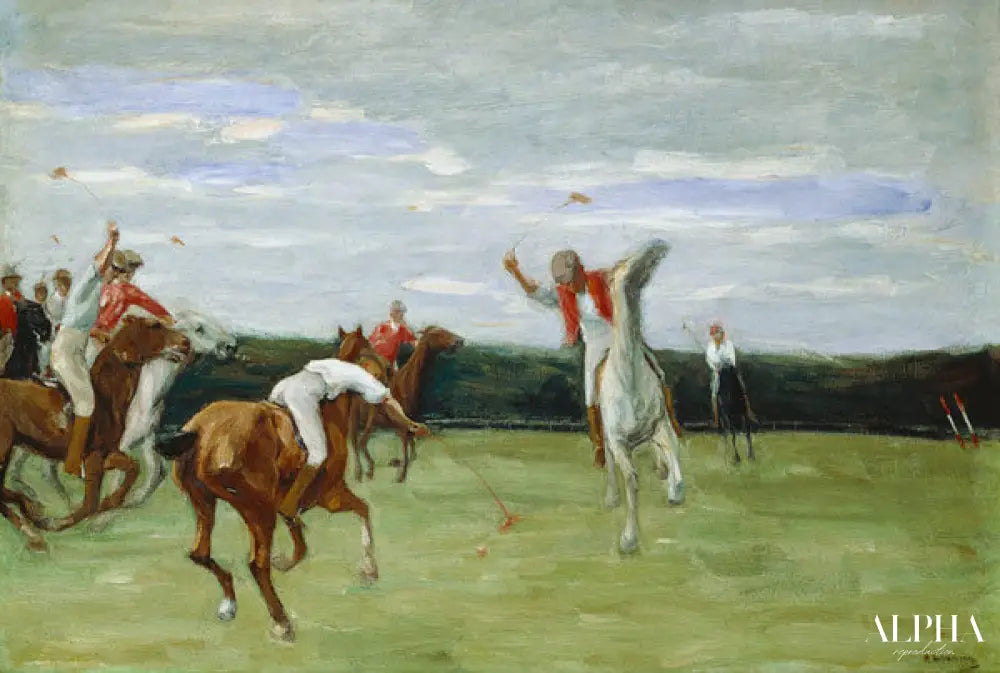 Joueur de polo au Jenisch parc, Hambourg, 1903 - Max Liebermann - Reproductions de tableaux et peintures haut de gamme