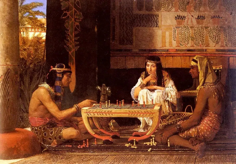 Egyptiska schackspelare - Lawrence Alma-Tadema