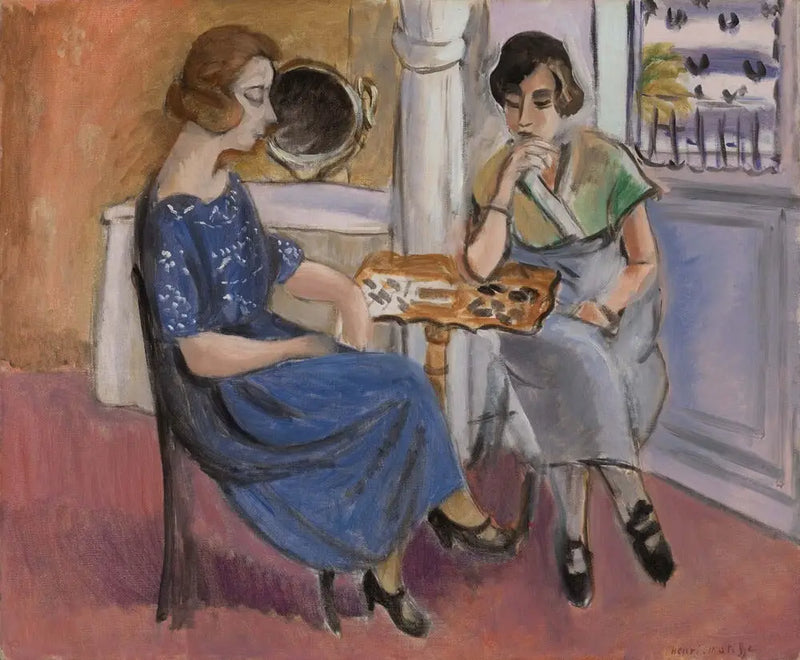 Domino-spelare (Domino-spelerskor) - Henri Matisse