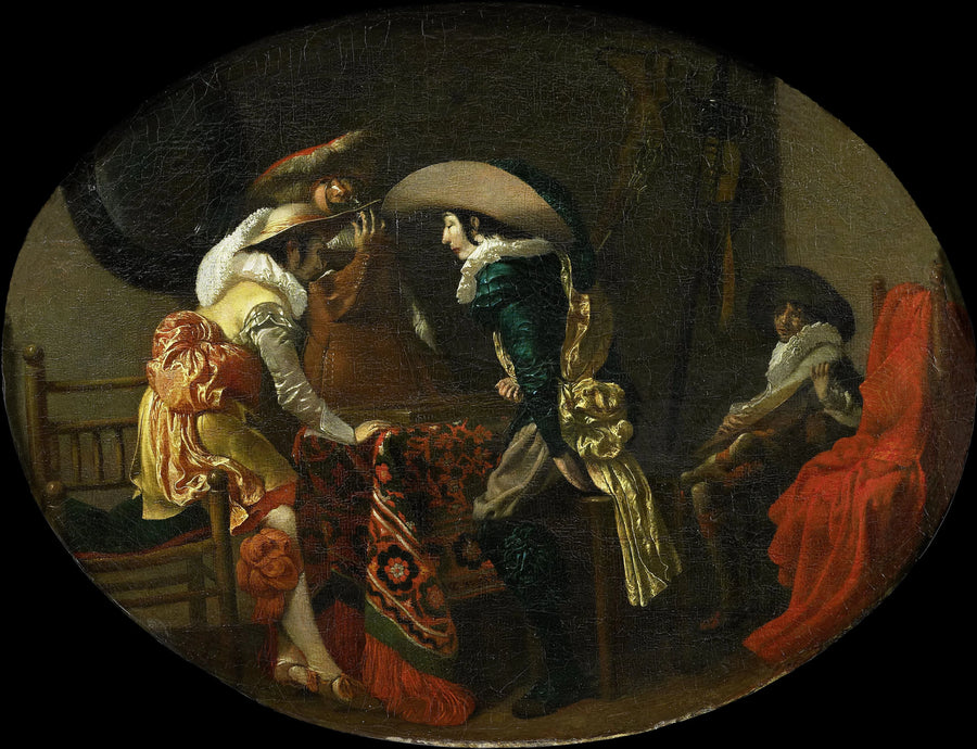 Les joueurs de trick-or-treat - Willem Cornelisz. Duyster