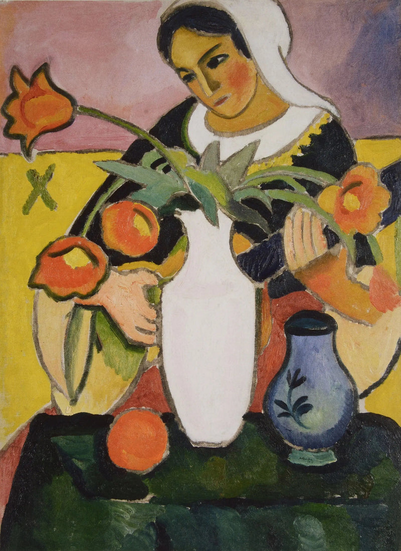 Luthspelerska - August Macke