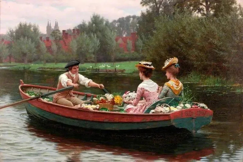 Marknadsdag - Edmund Blair Leighton