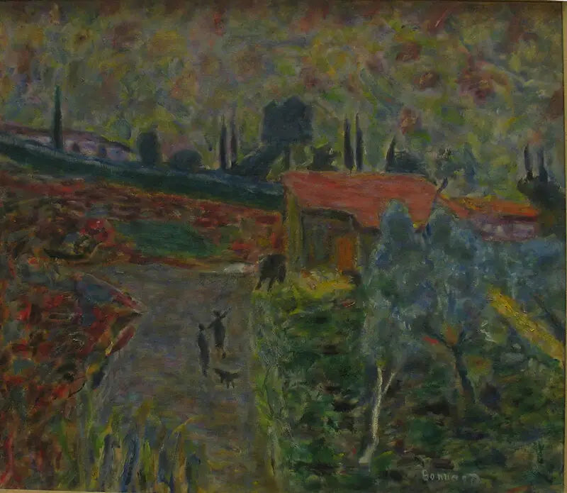 Regnig dag i Cannet - Pierre Bonnard