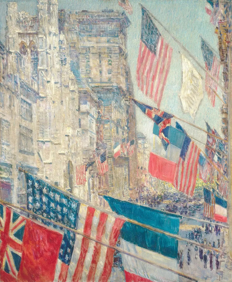 Alliernas dag, maj 1917 - Childe Hassam