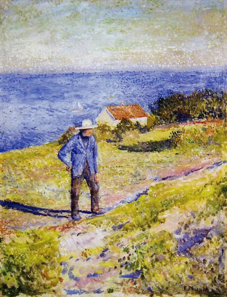 Solig dag i Åsgårdstrand - Edvard Munch