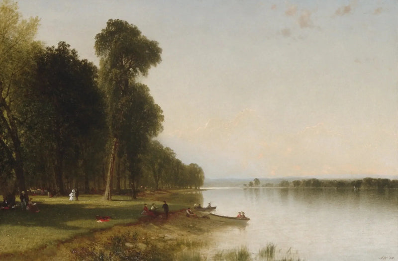 Sommardag vid Conesus-sjön - John Frederick Kensett