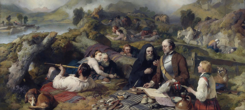 Hyresdag i öknen - Edwin Henry Landseer