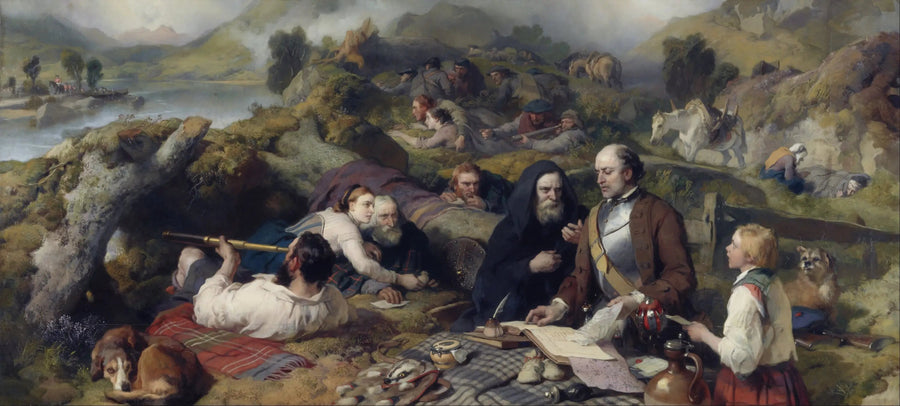 Hyresdag i öknen - Edwin Henry Landseer