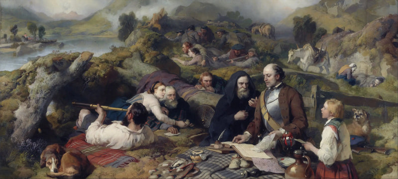 Hyresdag i öknen - Edwin Henry Landseer