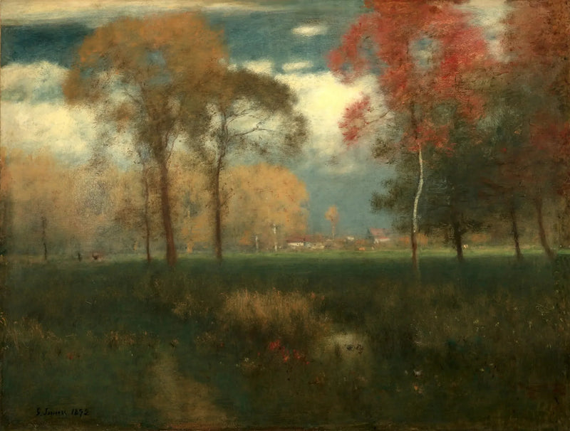 Solig höstdag - George Inness