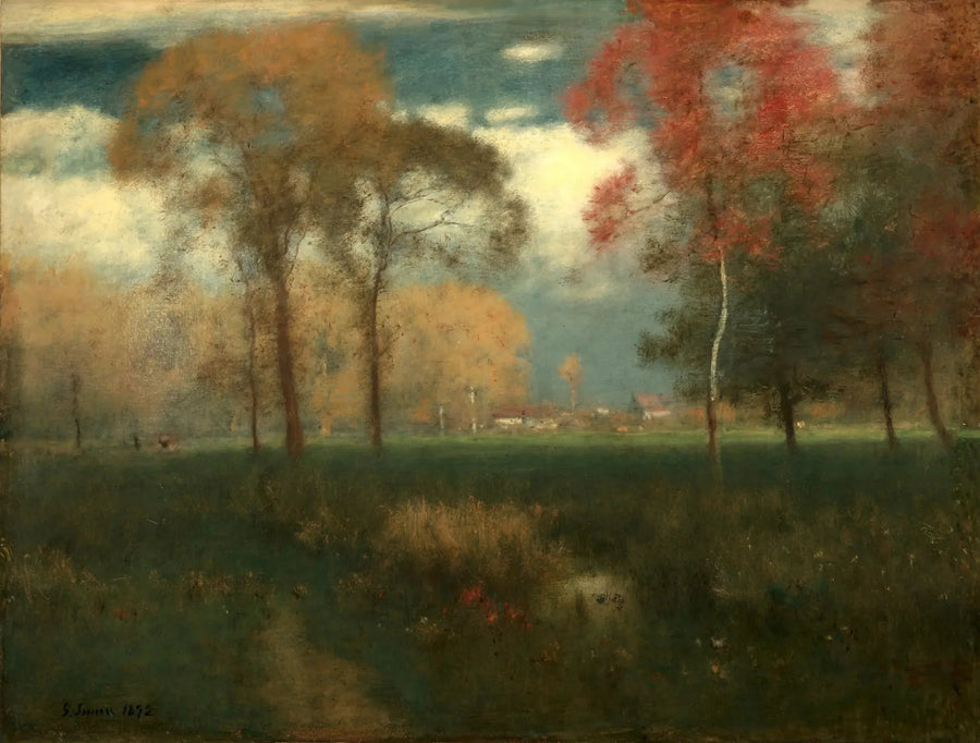 Solig höstdag - George Inness