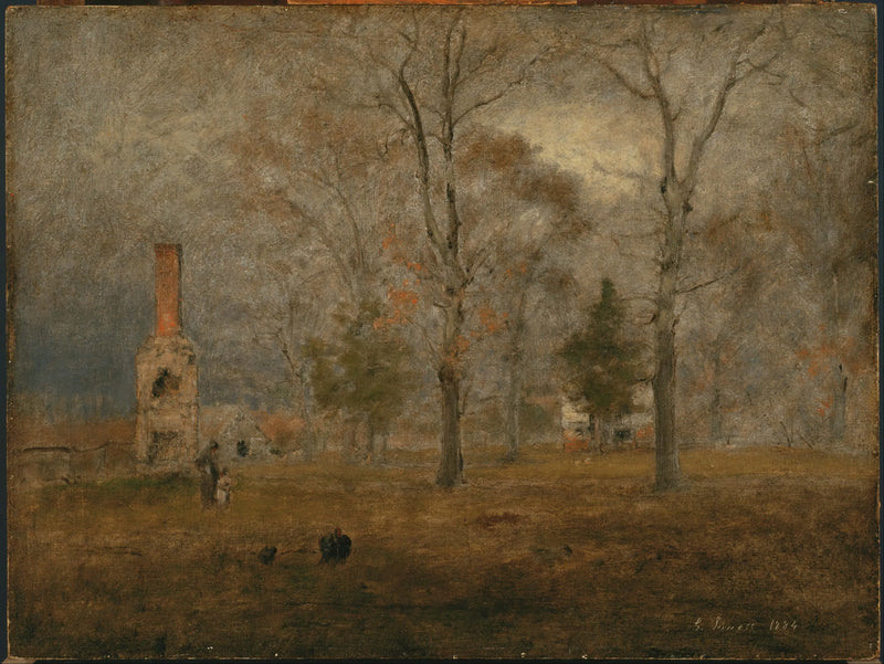 Grå dag, Goochland - George Inness