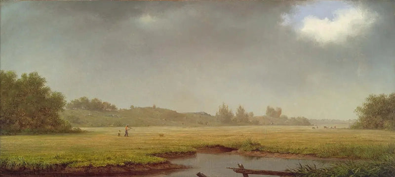 Molnig dag, Rhode Island - Martin Johnson Heade