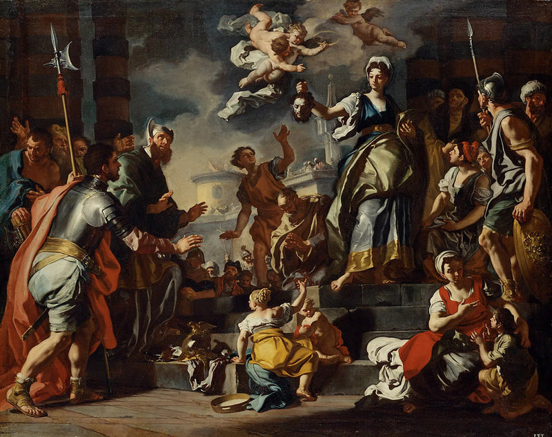 Judith med Holofernes huvud - Francesco Solimena