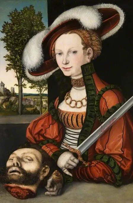 Judith med Holofernes huvud - Lucas Cranach den äldre
