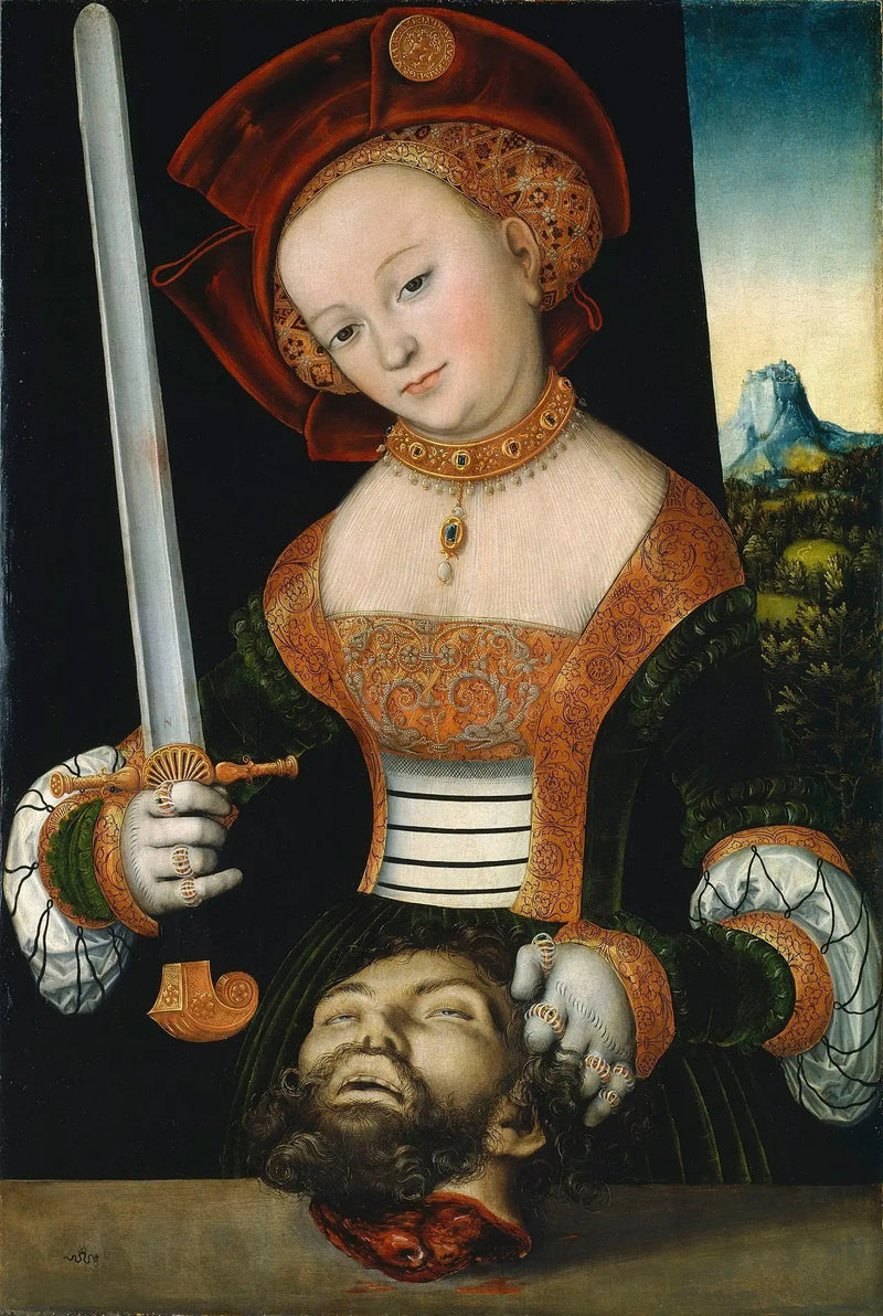 Judith med Holofernes huvud - Lucas Cranach den äldre