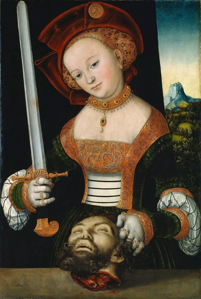 Judith med Holofernes huvud - Lucas Cranach den äldre