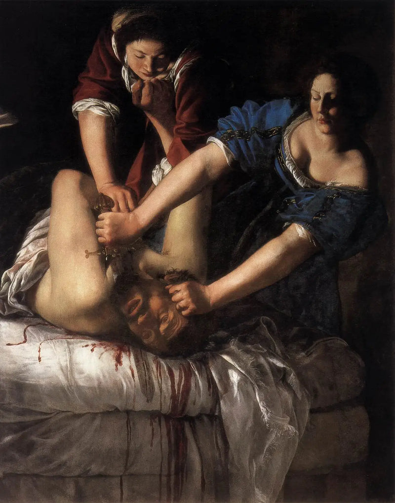 Judith som halshugger Holofernes - Artemisia Gentileschi