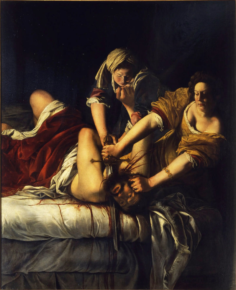 Judith som halshugger Holofernes - Artemisia Gentileschi