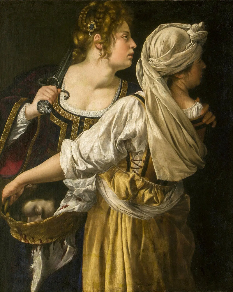 Judith och hennes tjänare - Artemisia Gentileschi
