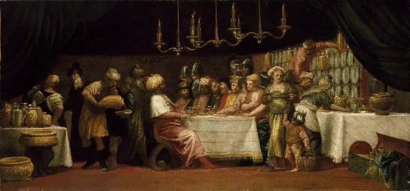 Judith festande hos Holofernes - Paul Véronèse