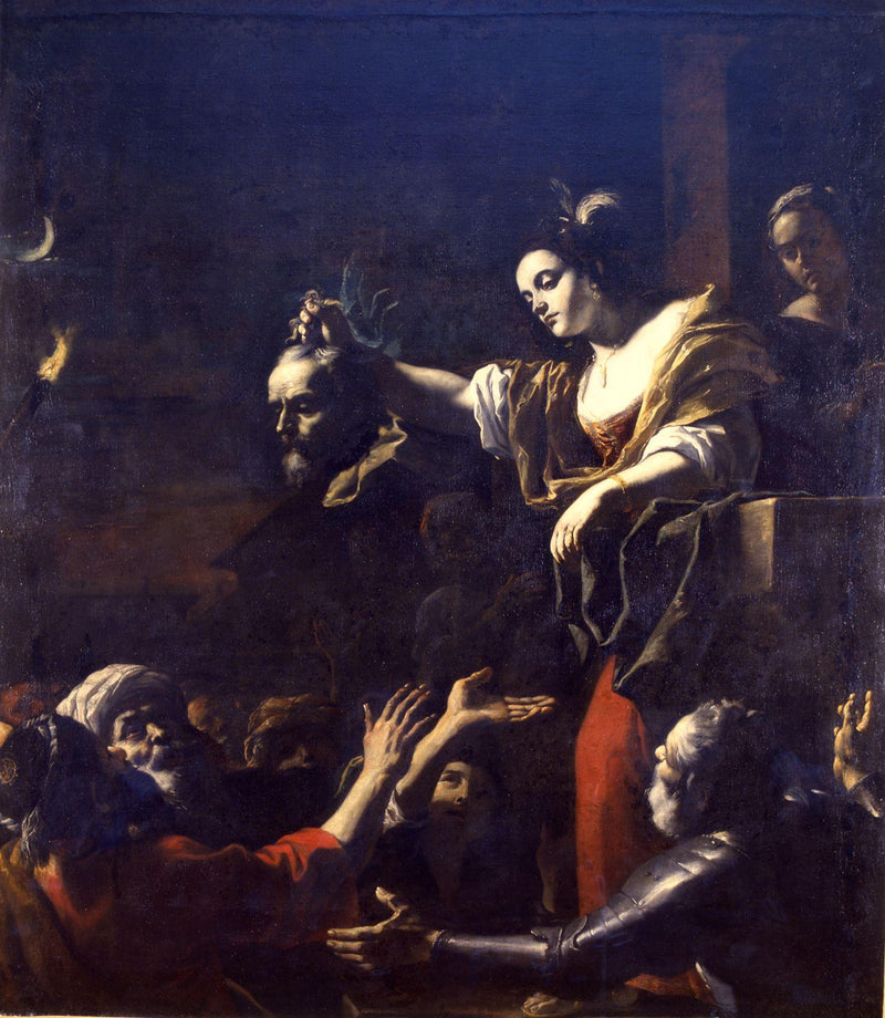 Judith som visar Holofernes huvud - Mattia Preti