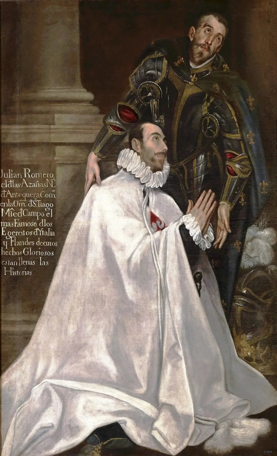 Julián Romero och hans son Helgon - El Greco