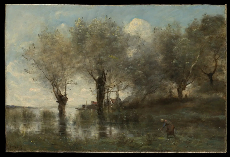 Hingst i Picardie - Jean-Baptiste Camille Corot