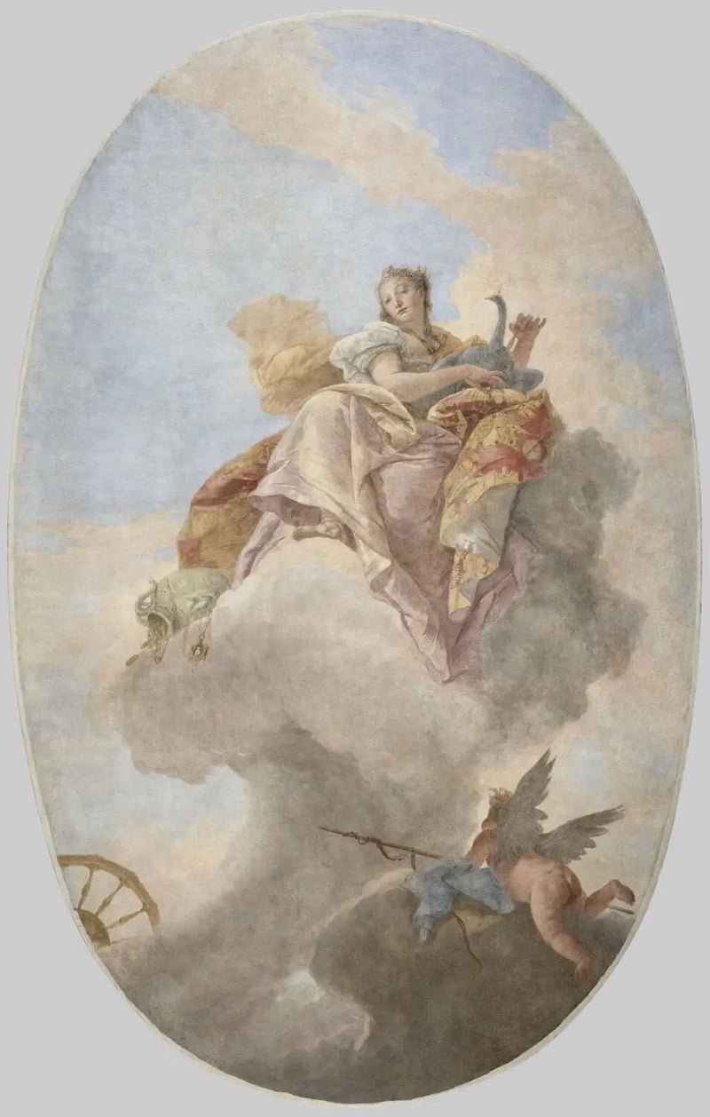 Junon i mitten av molnen - Giovanni Battista Tiepolo