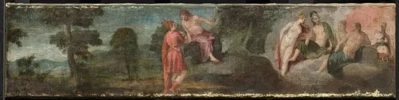 Jupiter med gudar och gudinnor på Olympos - Paul Véronèse