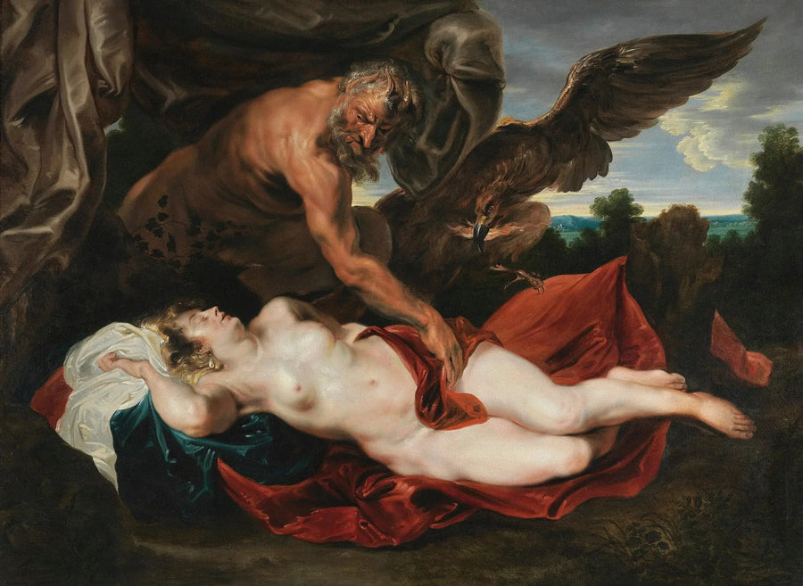 Jupiter och Antiope - Antoine van Dyck