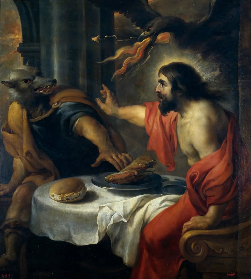 Jupiter och Lycaon - Peter Paul Rubens