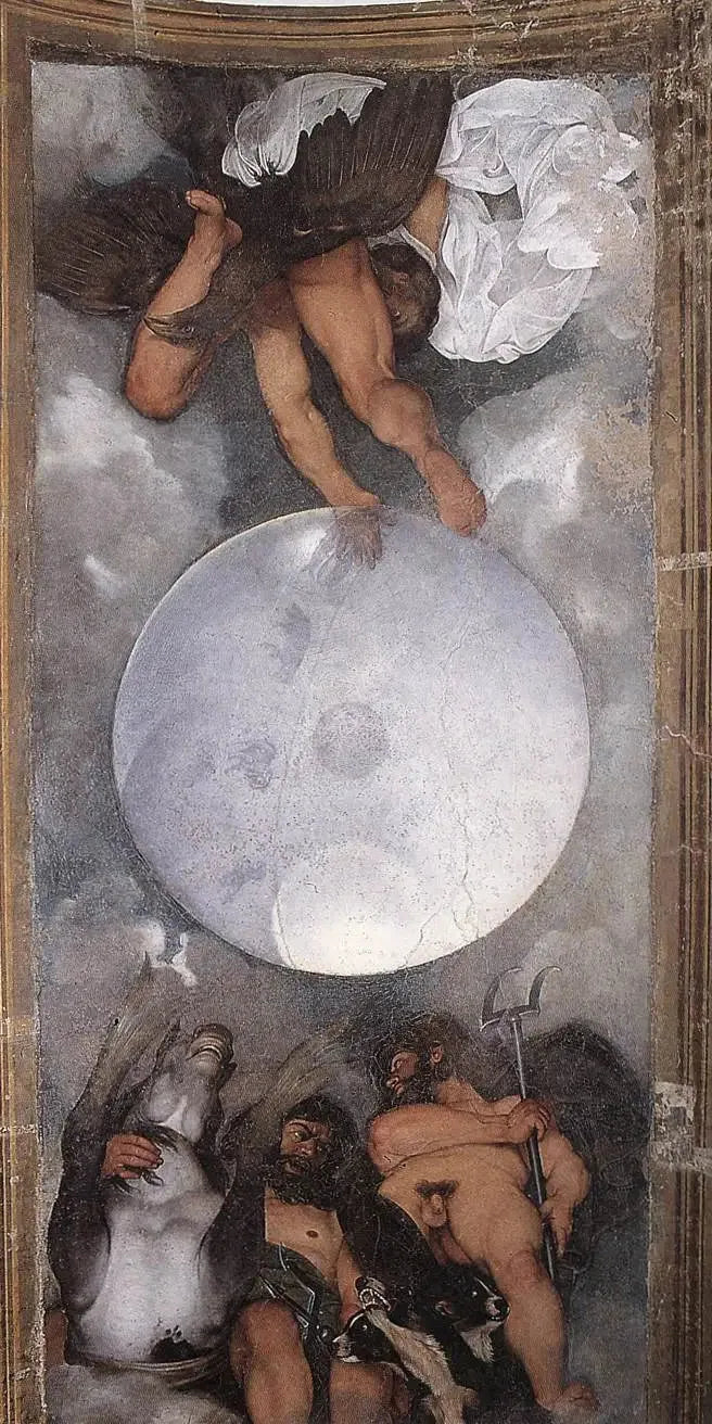 Jupiter, Neptunus och Pluto - Caravaggio