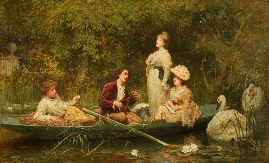 Bara lugn och mjuk vila - Luke Fildes