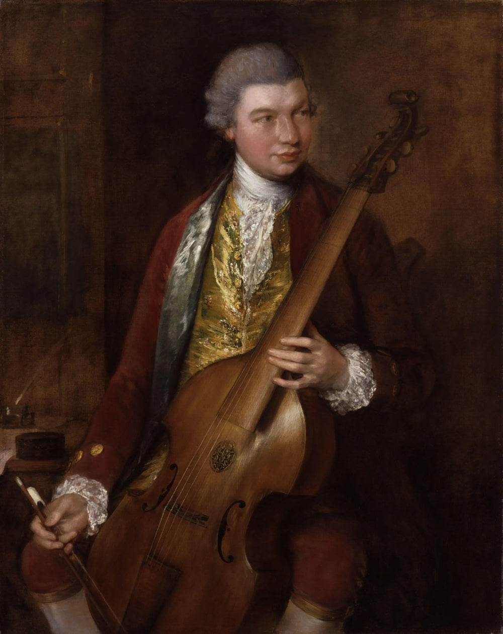 Karl Friedrich Abel - Thomas Gainsborough - Alpha Reproduction