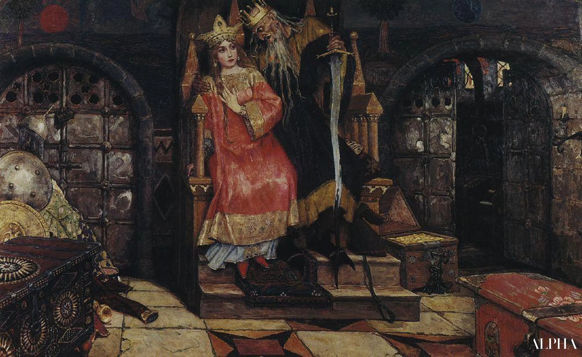 Kashchei l'Immortel - Viktor Vasnetsov - Reproductions de tableaux et peintures haut de gamme