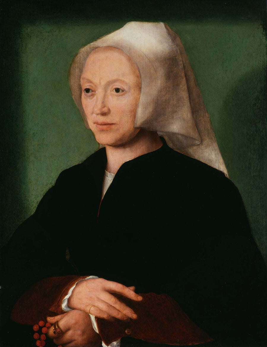 Katlijne van Mispelteeren, konstnärens hustru - Joos van Cleve