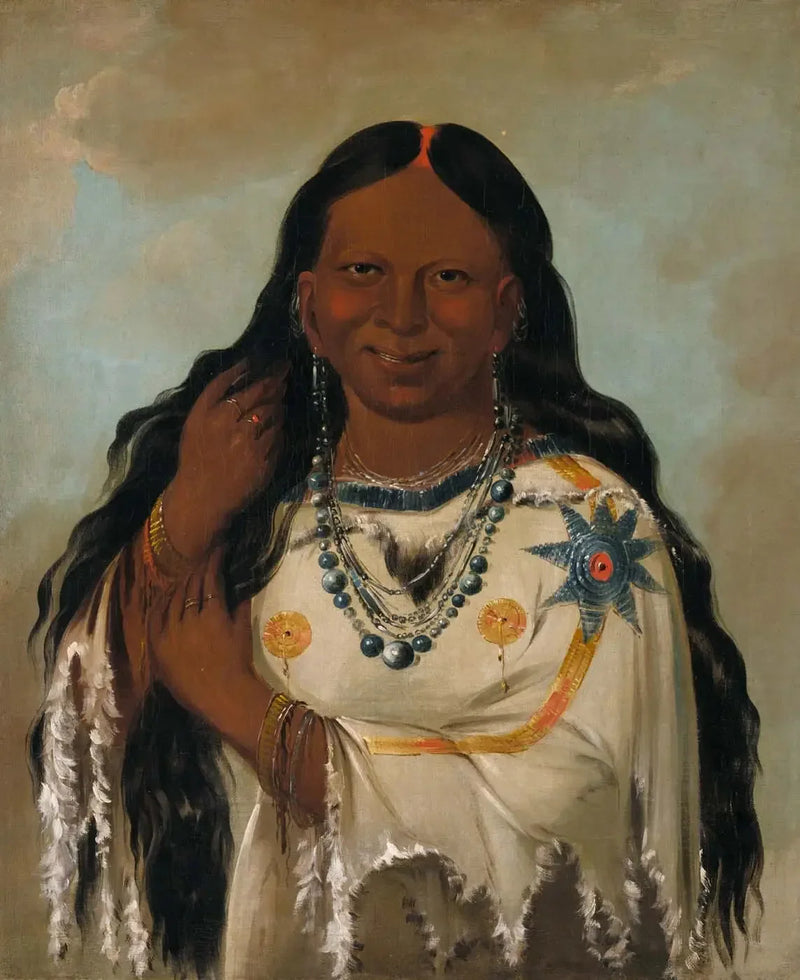 Kay-a-gís-gis, en ung kvinna - George Catlin