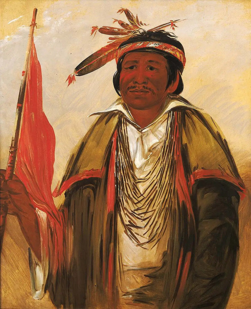 Ke-chím-qua, Den store björn - George Catlin
