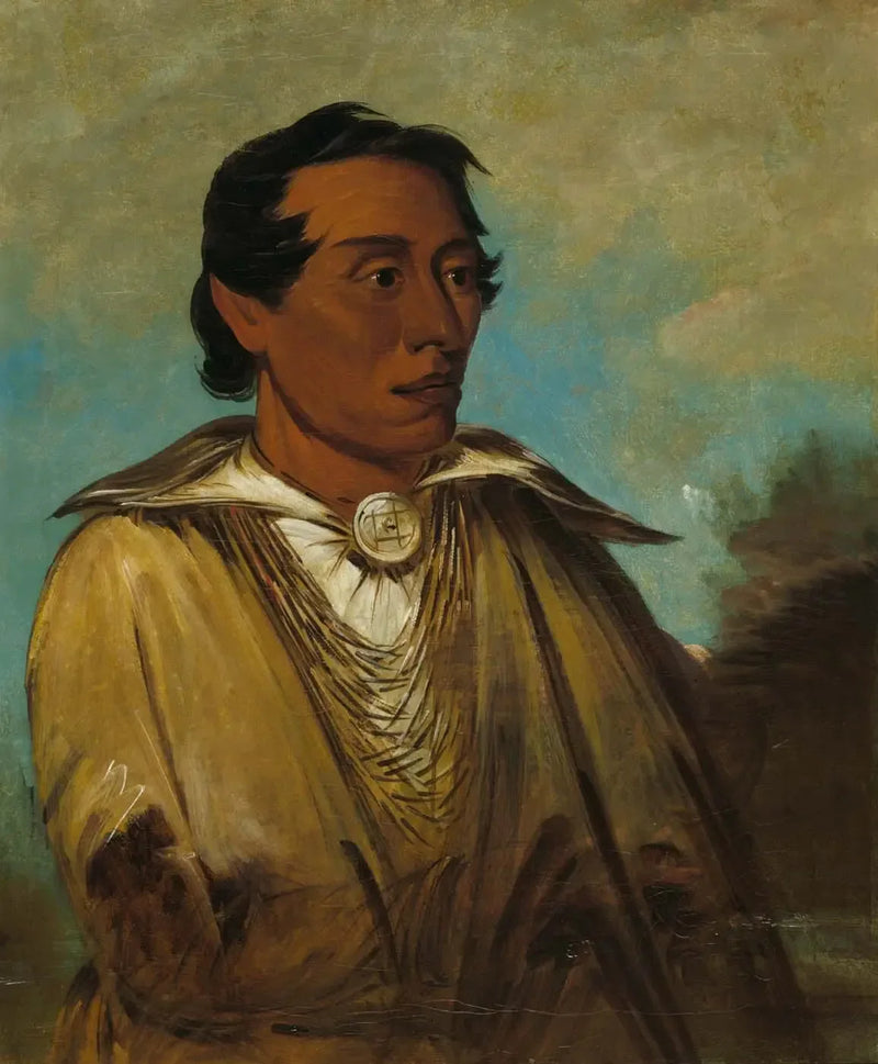 Kee-án-ne-kuk, Den viktigaste mannen, Stamchefen - George Catlin